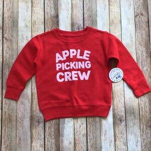 NWT Sweet Wink Apple Picking Crew Sweatshirt